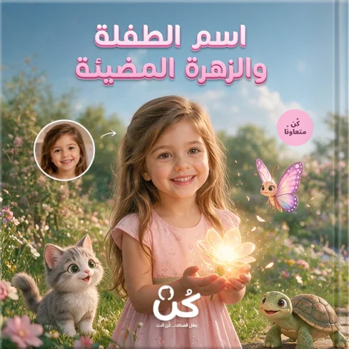 قصة أطفال مخصصة عن التعاون | الزهرة المضيئة قصة أطفال مخصصة عن التعاون | الزهرة المضيئة